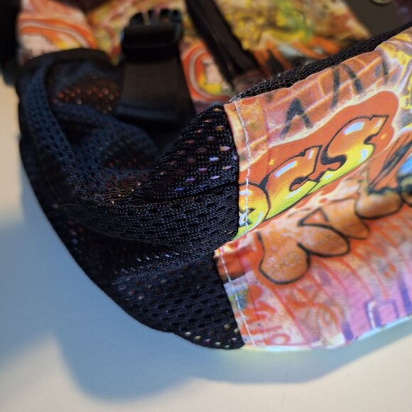 Colorful Crocs Messenger Laptop Bag W Graffiti Art Adjustable Strap Crossbody - Picture 13 of 16